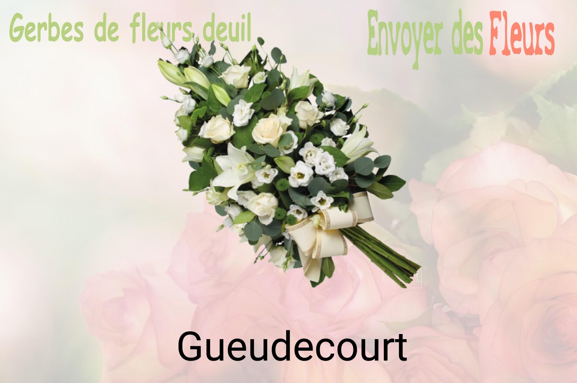 Gerbe de fleurs de deuil livrée à Gueudecourt